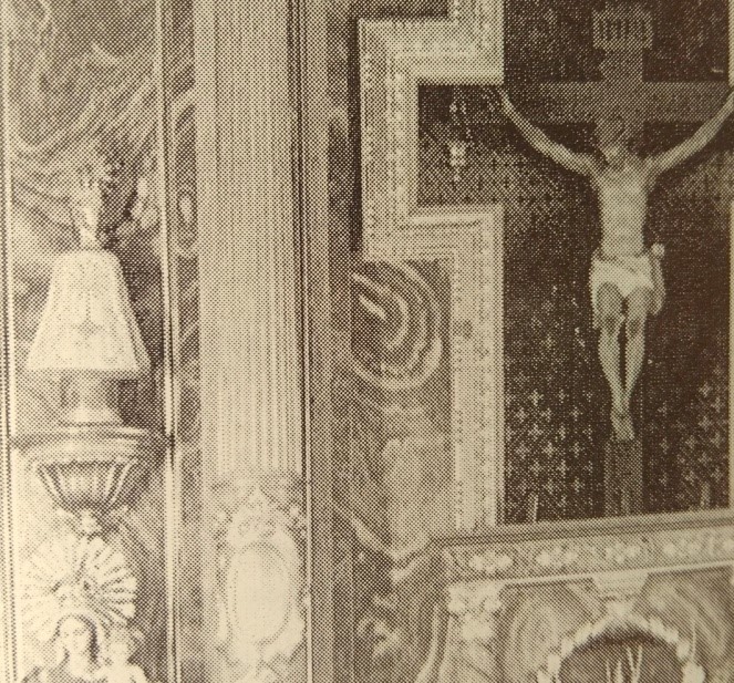 La imagen siempre ha estado en el retablo mayor (foto de 1992)